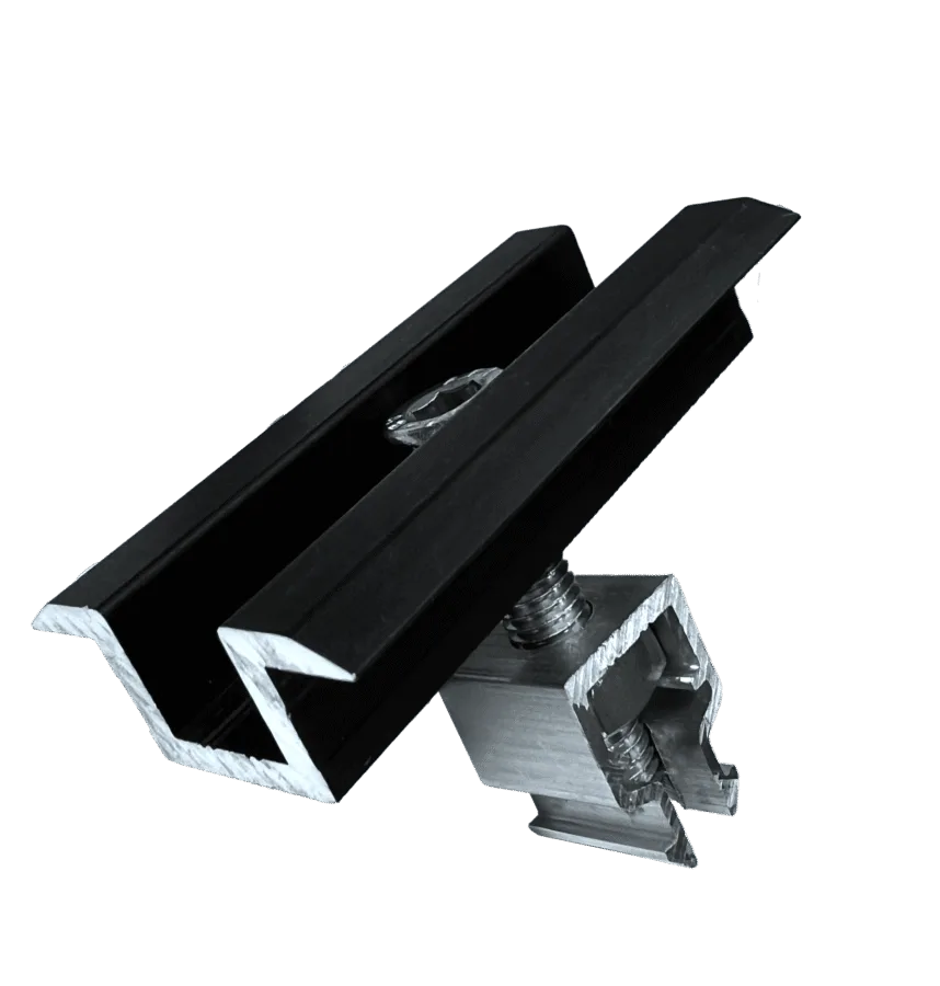 Clame intermédiaire noir 33 mm rapide