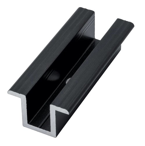 Clame intermédiaire noir 33 mm