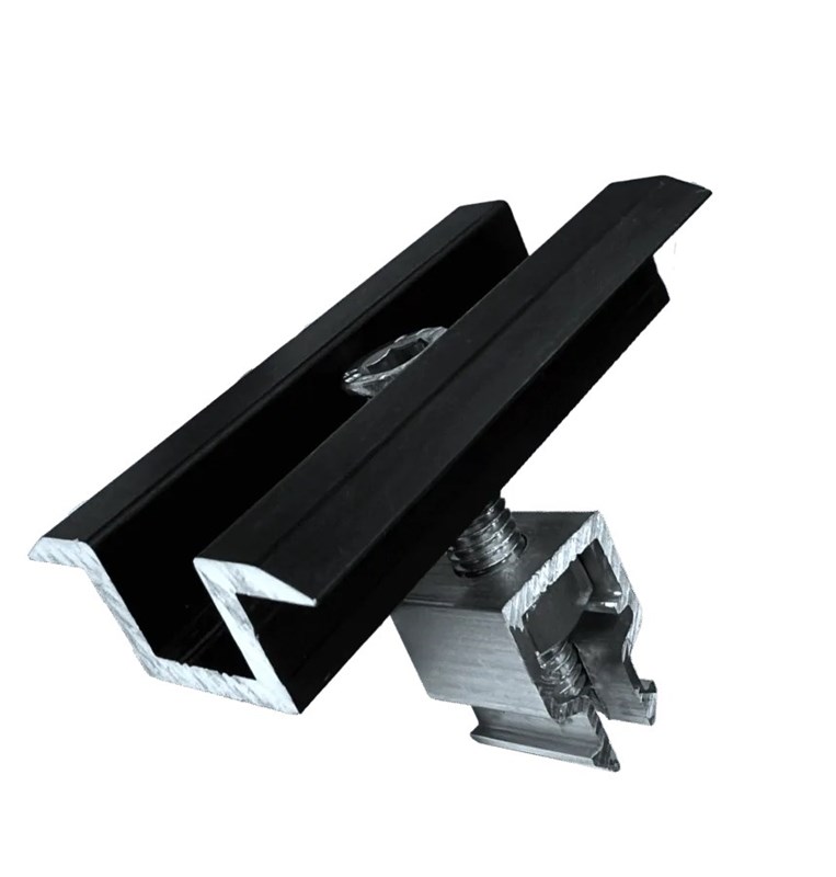 Clame intermédiaire noir 30mm rapide