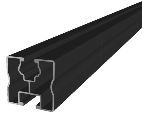  Profile Alu Noir Aluminium 40x40 - 811g/m - 6m