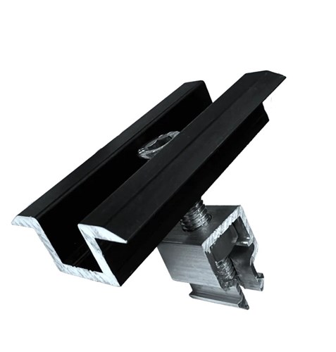 Clame intermédiaire noir 33 mm rapide